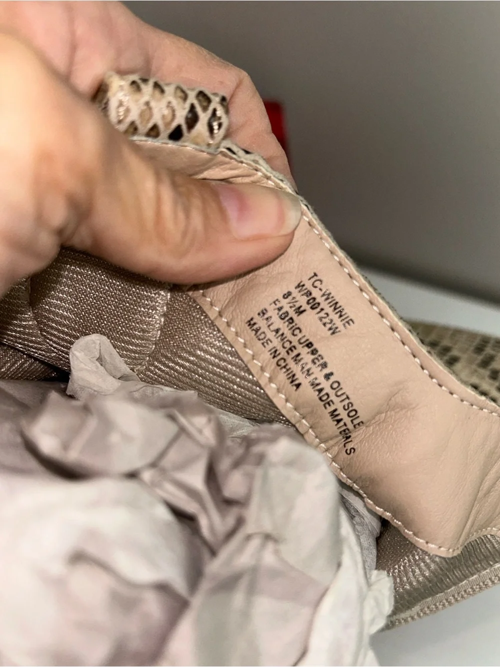 True Craft faux snakeskin